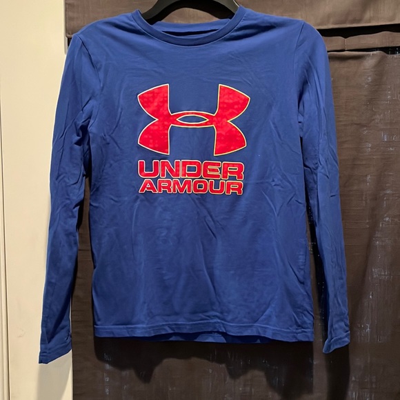 Under Armour Boys Cotton Long Sleeve Shirt - Picture 1 of 1